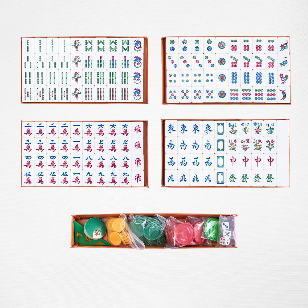 Mahjong Tiles - Periwinkle