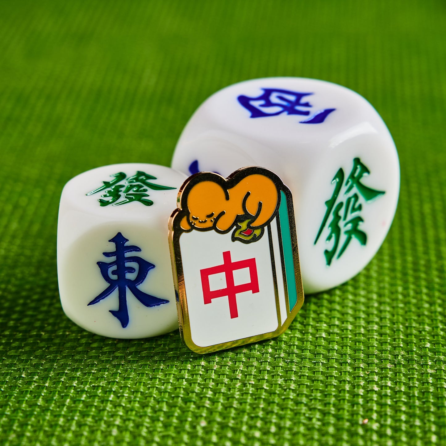 Mahjong Enamel Pin
