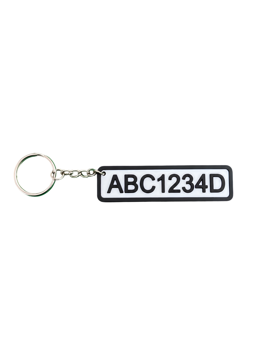 Custom 3D Printed Carplate Keychain