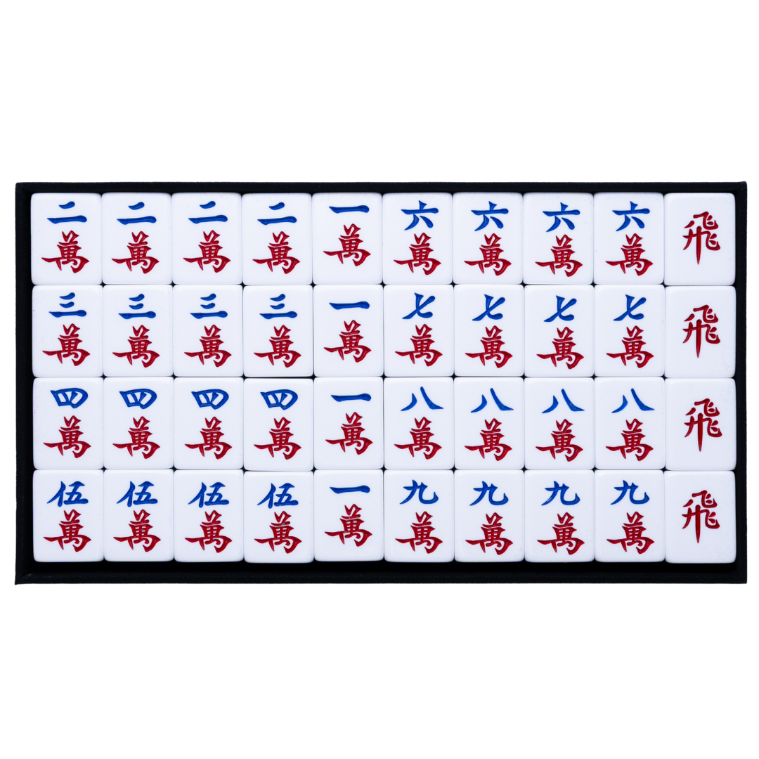 Mahjong Tiles - Clear Jasmine