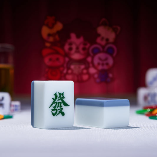 Mahjong Tiles - Periwinkle