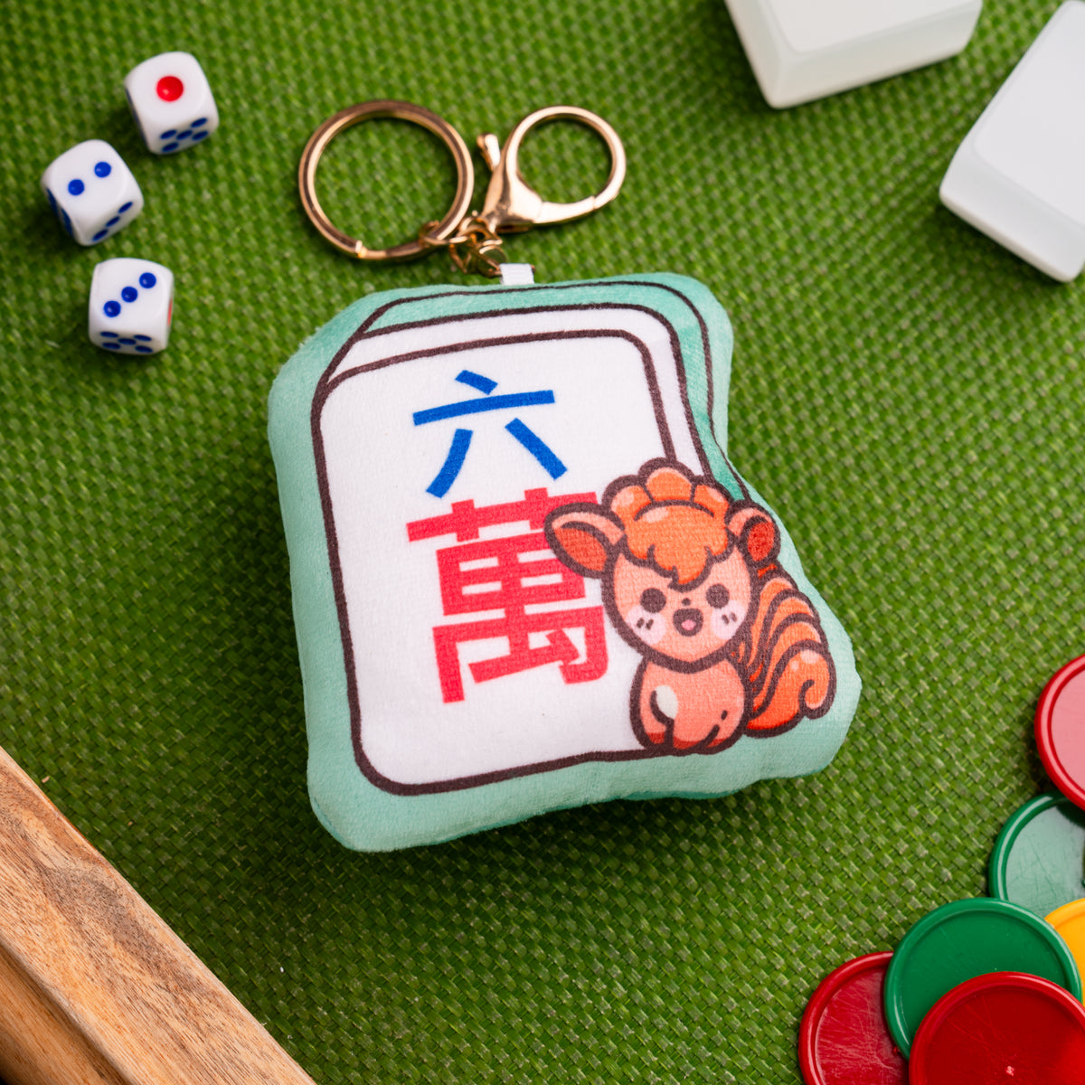 Mahjong Keychain - Million Character