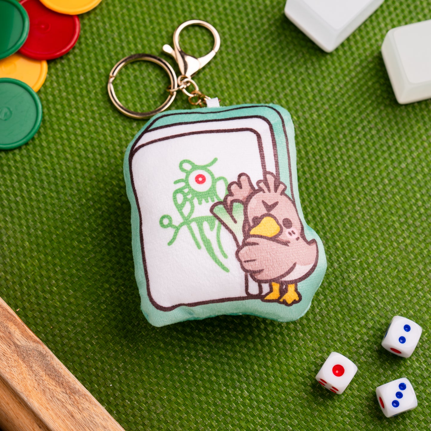 Mahjong Keychain - 13 Wonder