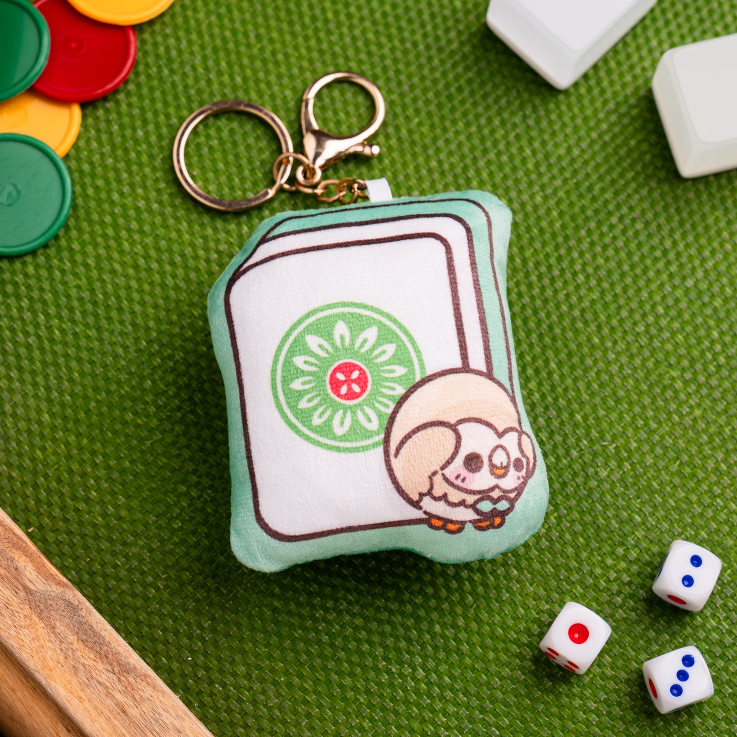 Mahjong Keychain - 13 Wonder