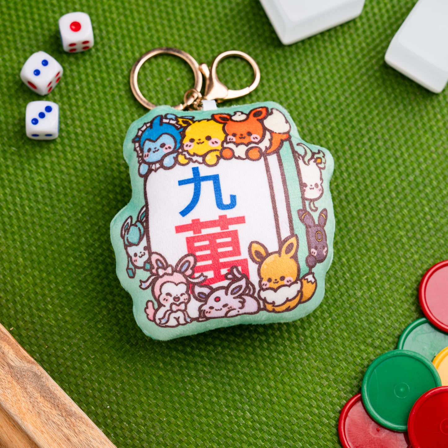 Mahjong Keychain - 13 Wonder