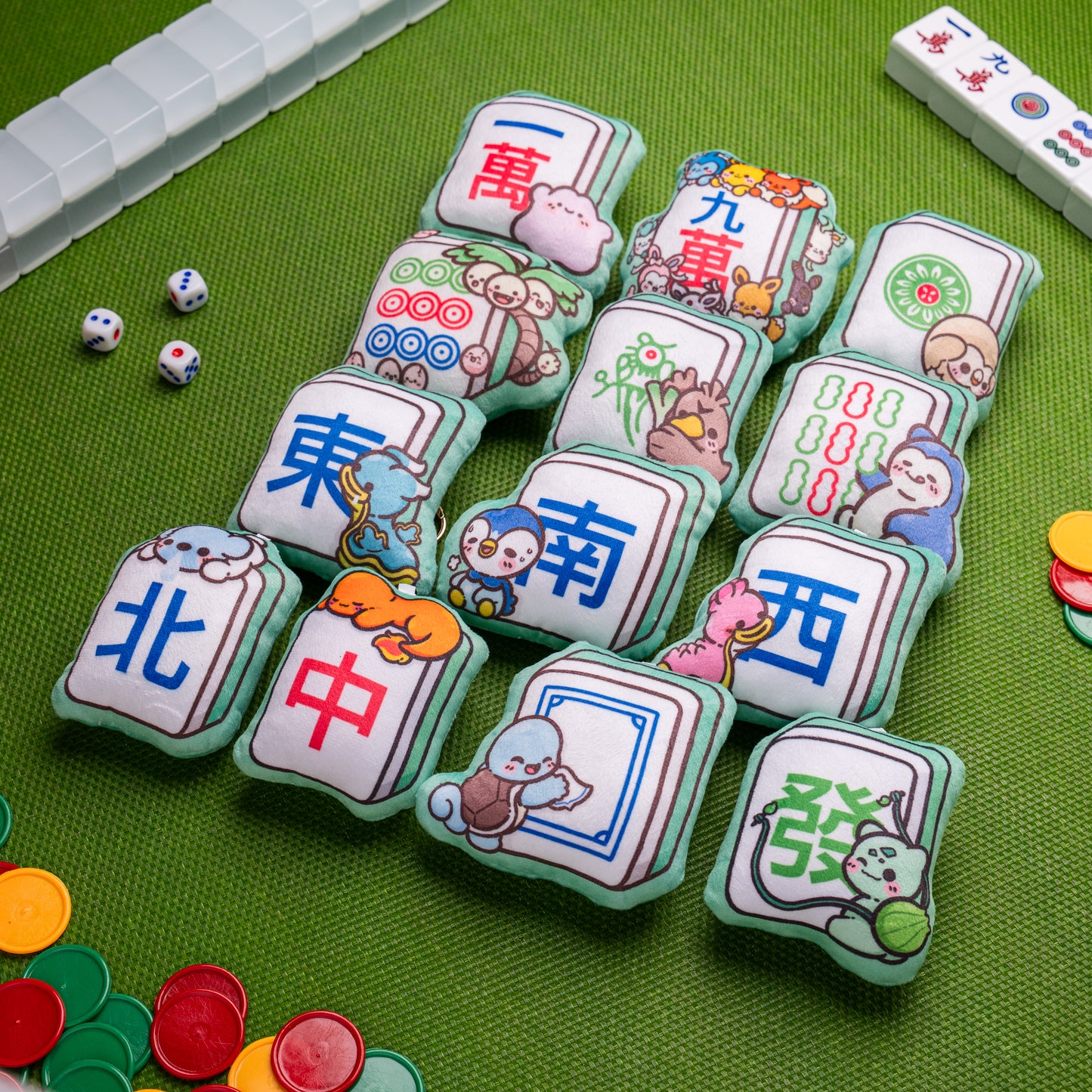 Mahjong Keychain - 13 Wonder