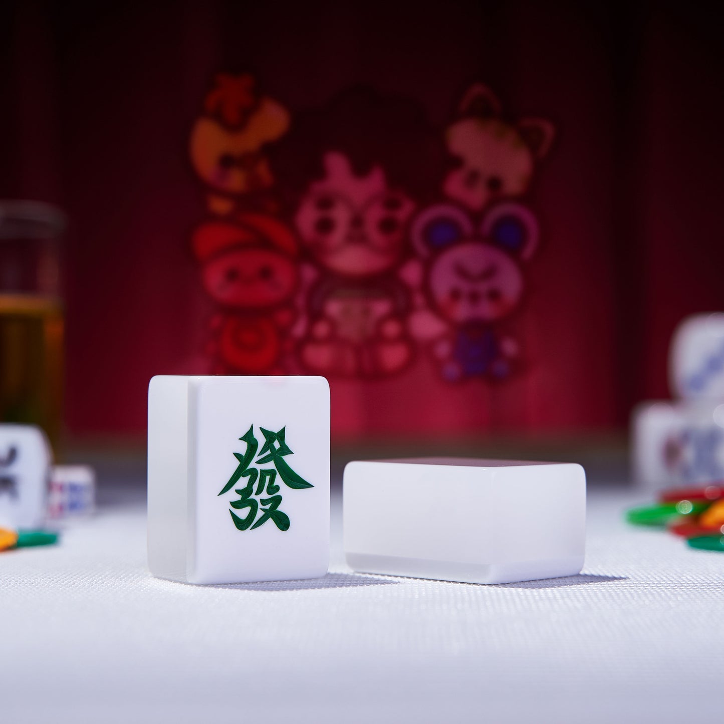 Mahjong Tiles - Clear Cloud