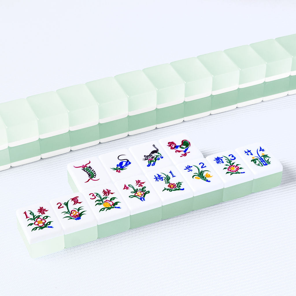 Mahjong Tiles - Clear Jasmine – breederan