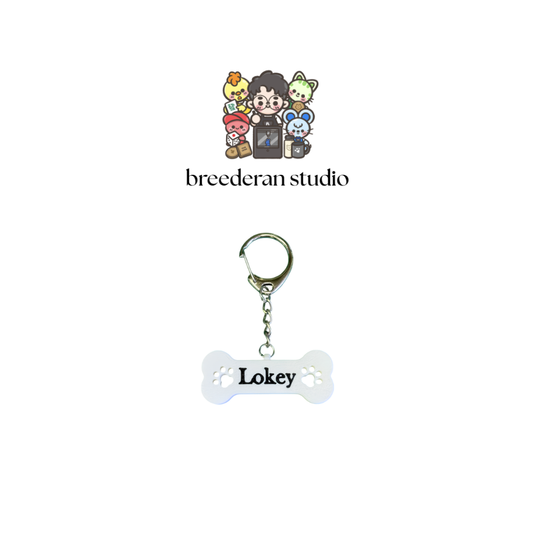 Personalize Dogtag Pet Keychain