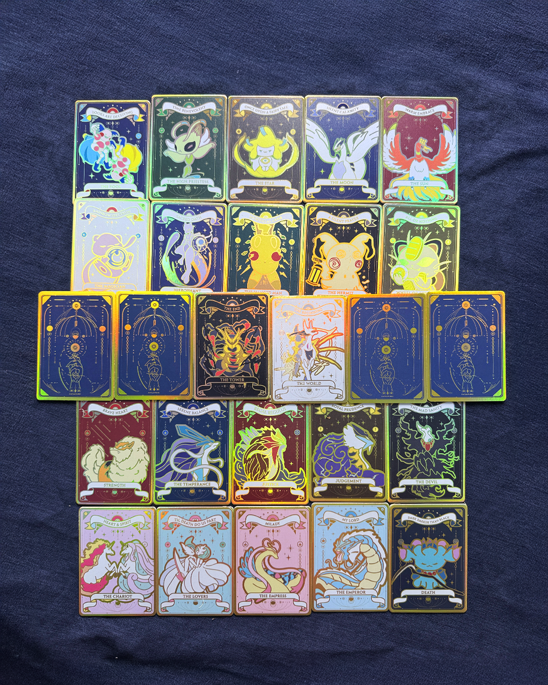 Poke Tarot Card - Blind Sleeve for Major Arcana