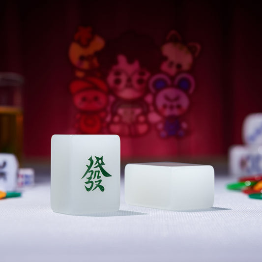 Mahjong Tiles - Opaque Cotton